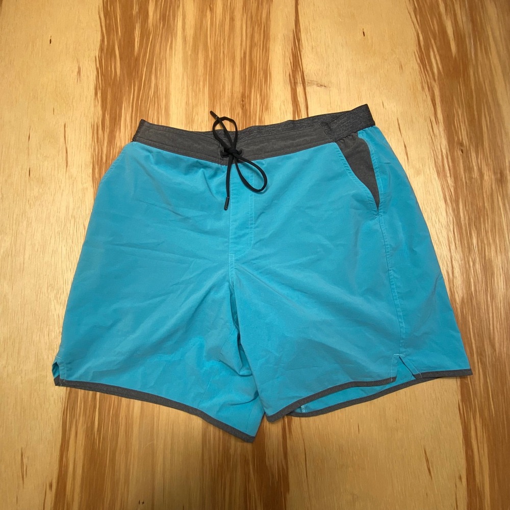 Chubbies Turquoise Teal‎ Shorts Built In Compression Shorts 7" Inseam Men's XL